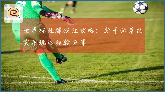世界杯让球投注攻略：新手必看的实用玩法经验分享